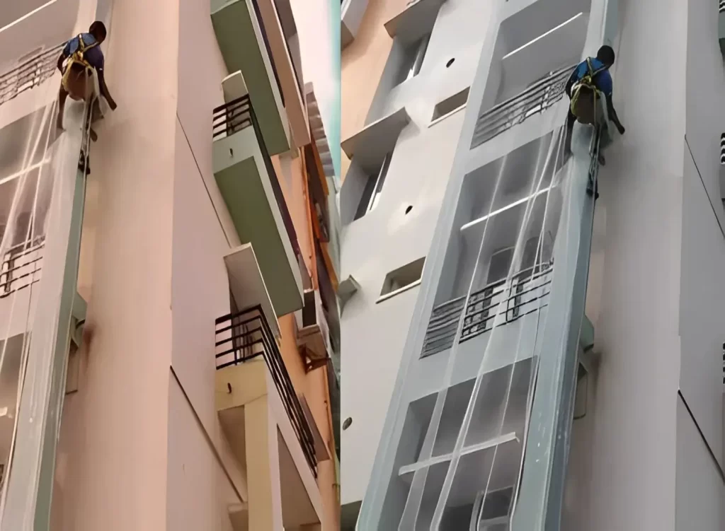 Duct Area Safety Nets in Chennai, Coimbatore, Madurai, Vizag, Vizianagaram, Visakhapatnam, Guntur - Reliable Netting Safety Nets