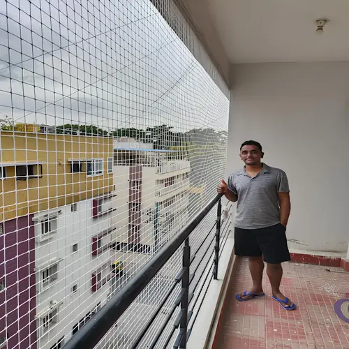 Aazon.co: RZ Rope Netting Decor, Hep Rope Safety Net Stairs Balcony