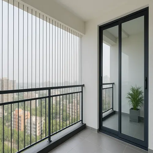 Balcony Invisible Grills in Sholinganallur and Kanathur-Reliable Netting