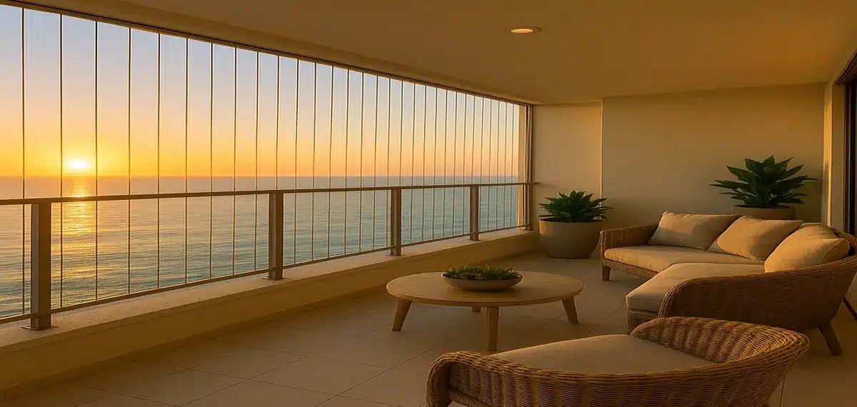 Balcony Invisible Grills in Vijayawada by Reliable Netting