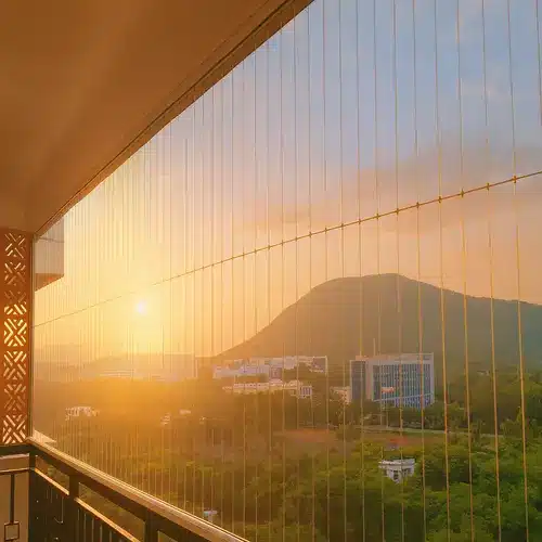 Premium Quality Balcony Invisible Grills in Guntur and Ongole by Reliable Netting