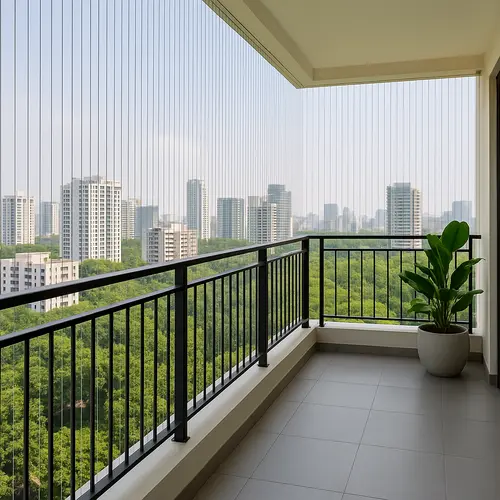 Premium Quality Balcony Invisible Grills in Vijayawada by Reliable Netting
