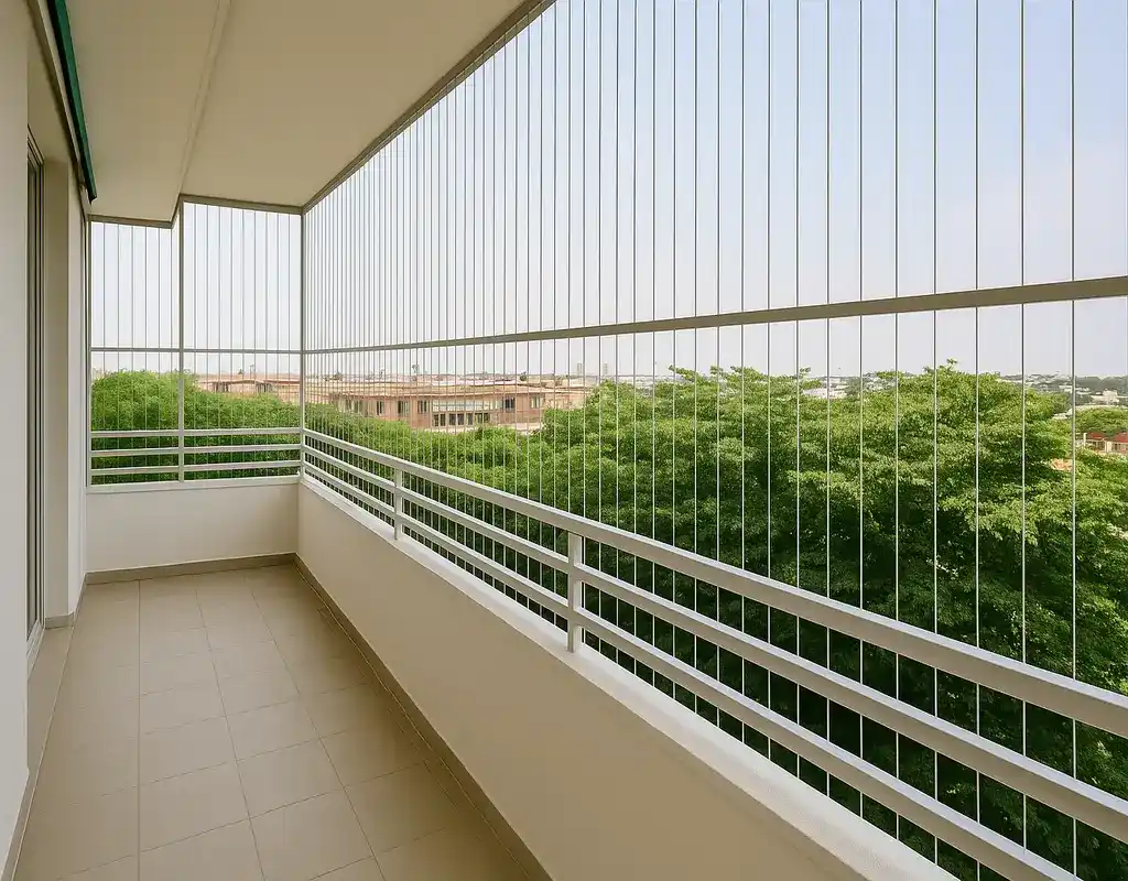 Top Quality Balcony Invisible Grills in Guntur and Ongole by Reliable Netting