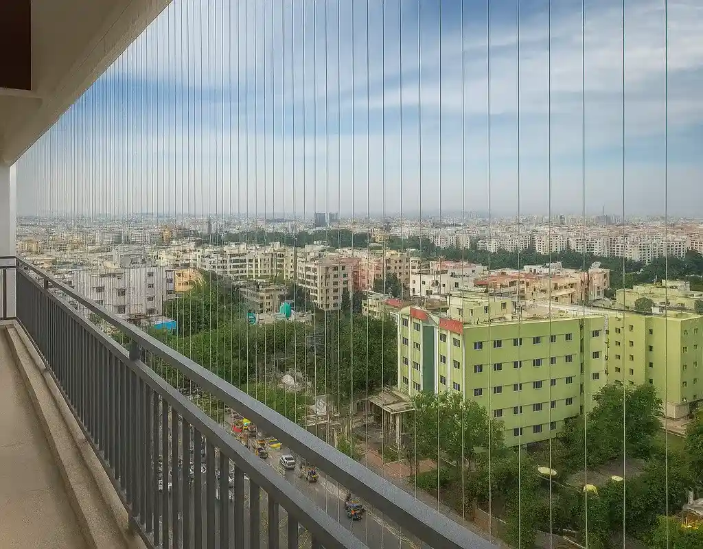 Best Premium Quality Balcony Invisible Grills in Vizianagaram and Srikakulam