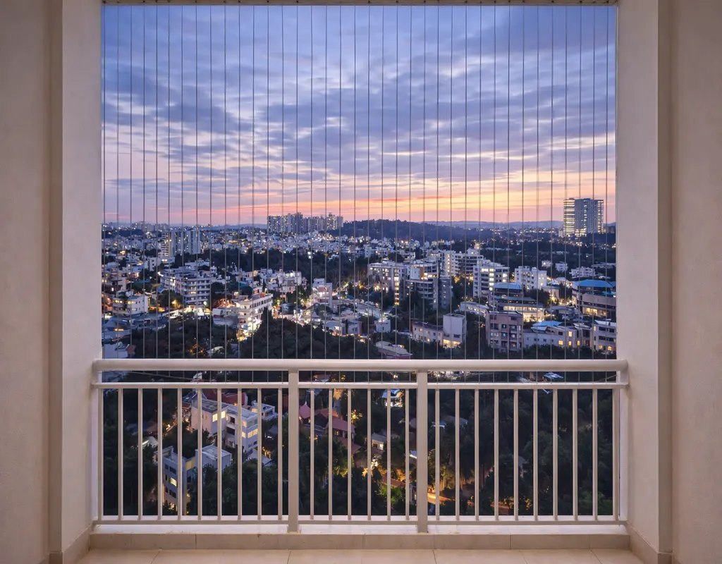 Premium Balcony Invisible Grills in Secunderabad and Begumpet